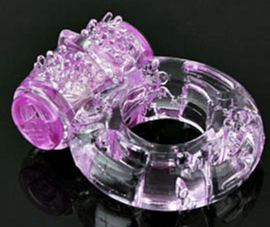 TYRONE 火蛋水晶震動環（粉紅色)