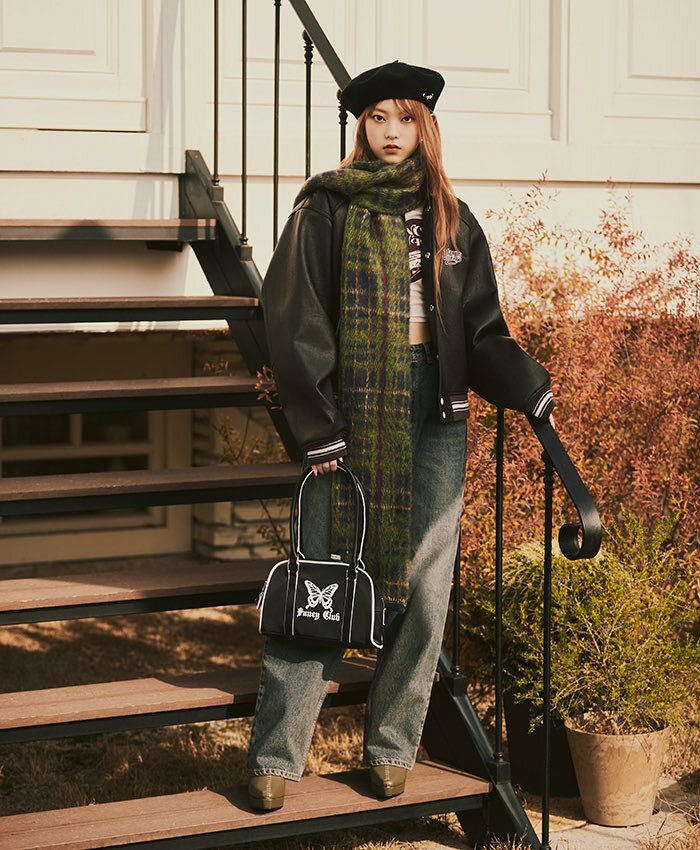 NASTY FANCY CLUB★韓国★[NF] BYRINIC BOWLING SHOULDER BAG NASTY FANCY CLUB☆韓国☆[NF] BYRINIC BOWLING SHOULDER BAG