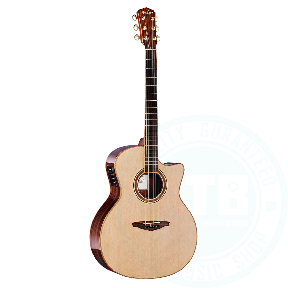 Veelah Veelah / V5-GACE 40吋面單電木吉他(雲杉木面板) — 三峽吉他 / Bass