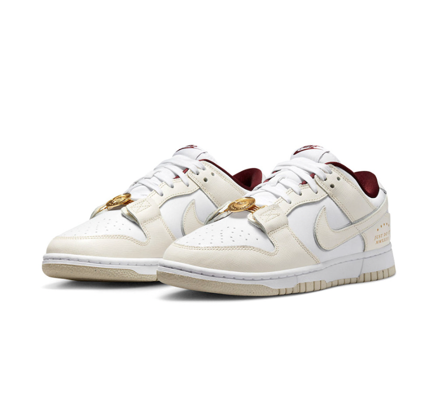 NIKE DUNK LOW 女生米白酒紅[超限量預訂!! 售完即止!!]