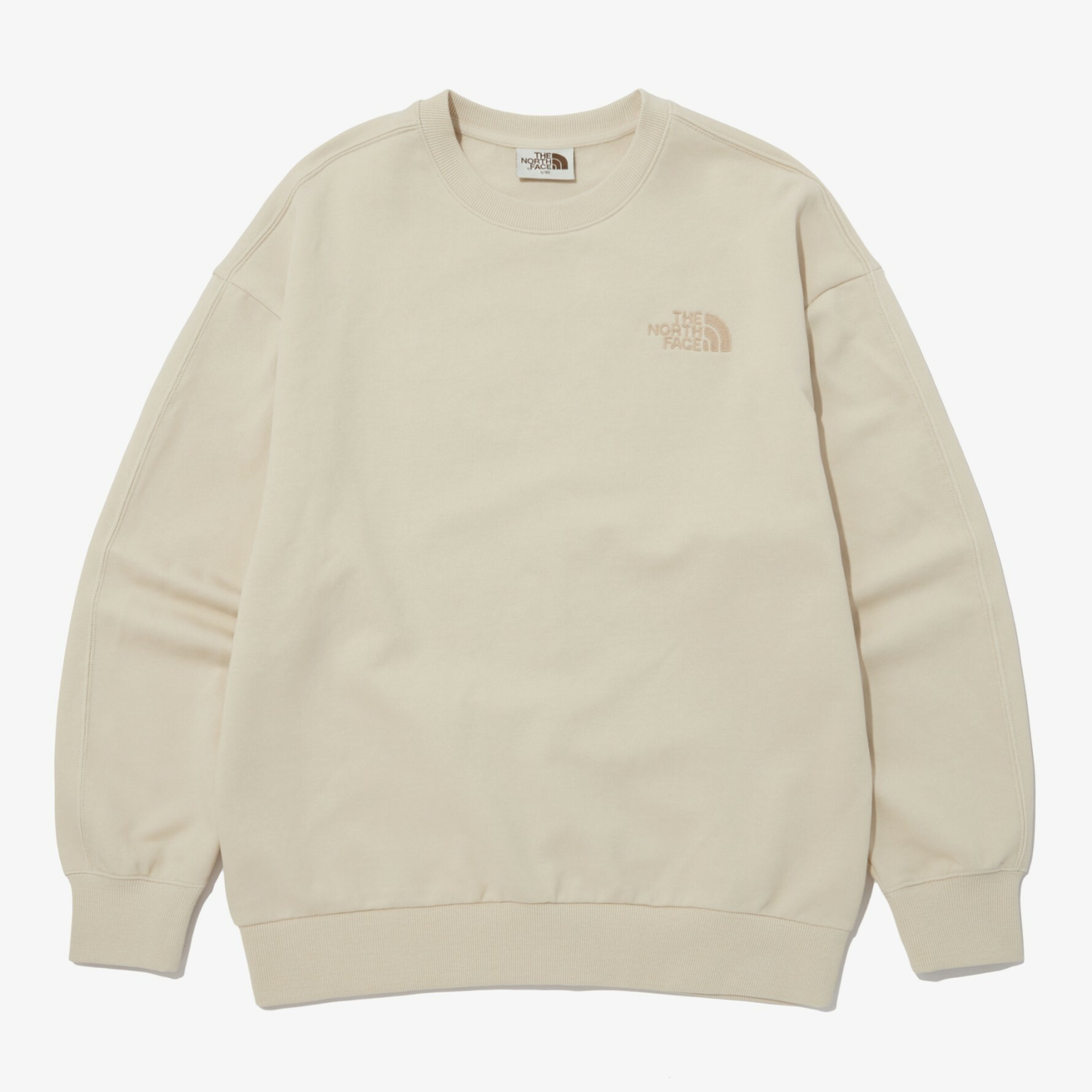 THE NORTH FACE COMFY DYED 大學T 衛衣 米 NM5MP01J