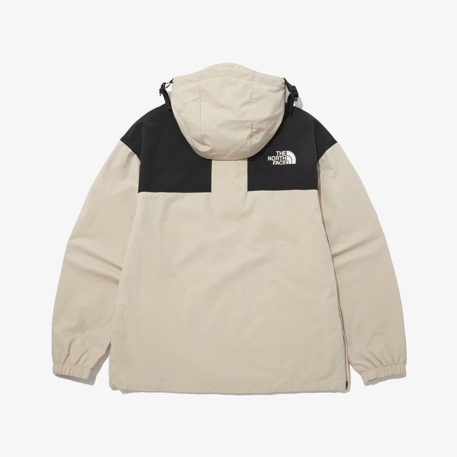 THE NORTH FACE HI MOUNTAIN 半拉鍊 連帽 衝鋒衣 外套 米 NA3BP02A