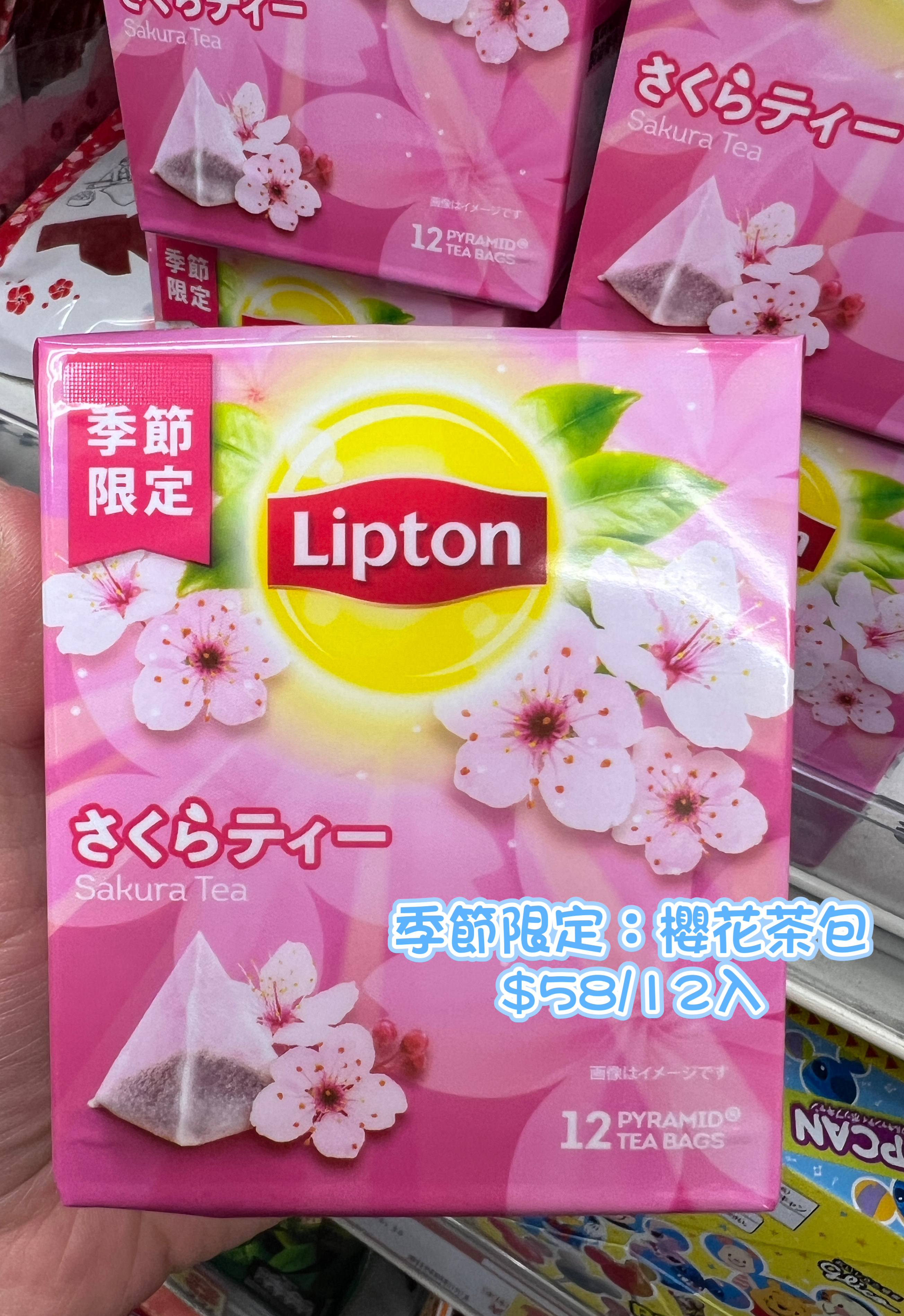 季節限定桜茶lipton 12p