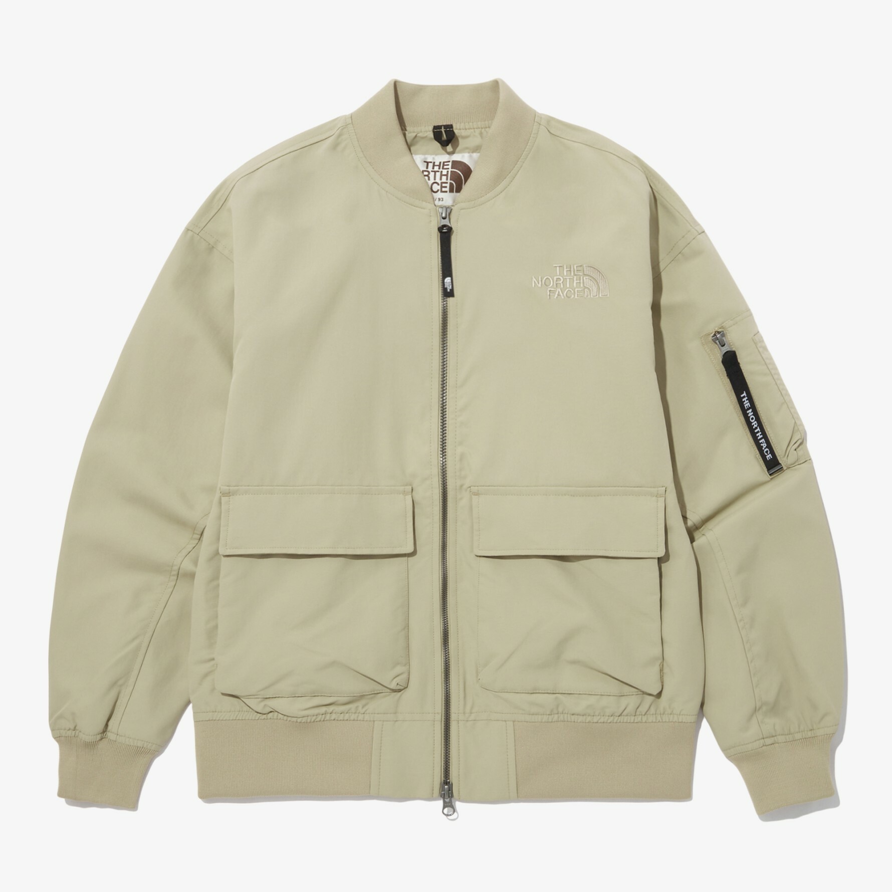 THE NORTH FACE 白標 NEILTON BOMBER 飛行外套 米 NJ3BP12L