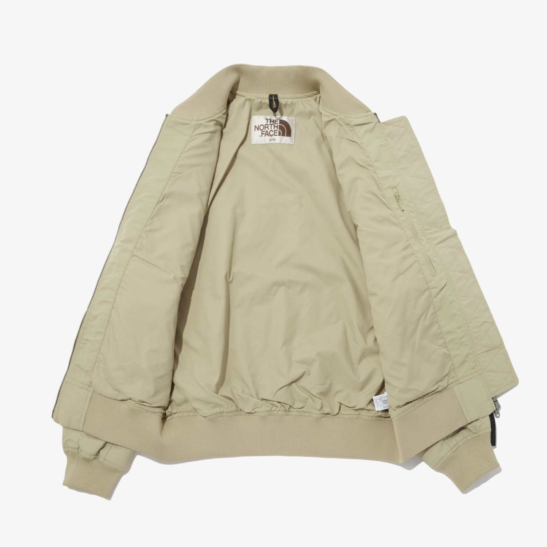 THE NORTH FACE 白標 NEILTON BOMBER 飛行外套 米 NJ3BP12L