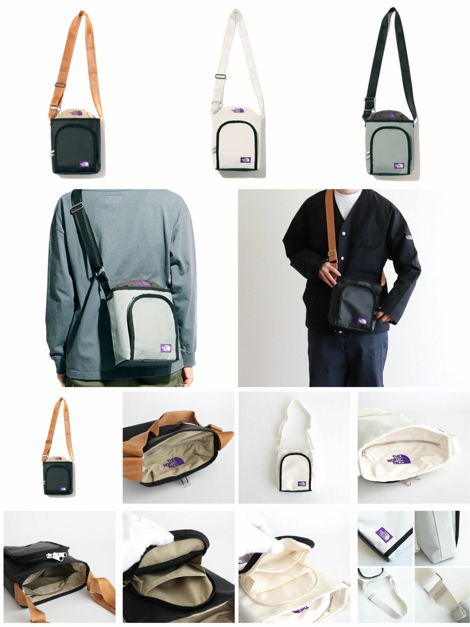 新款日本紫標TNF紫標22SS TPE Shoulder Tote Bag 男女單肩包斜挎手提包 -2203942