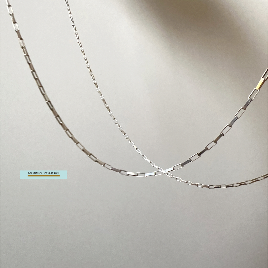 925銀 - 迷你竹節鏈