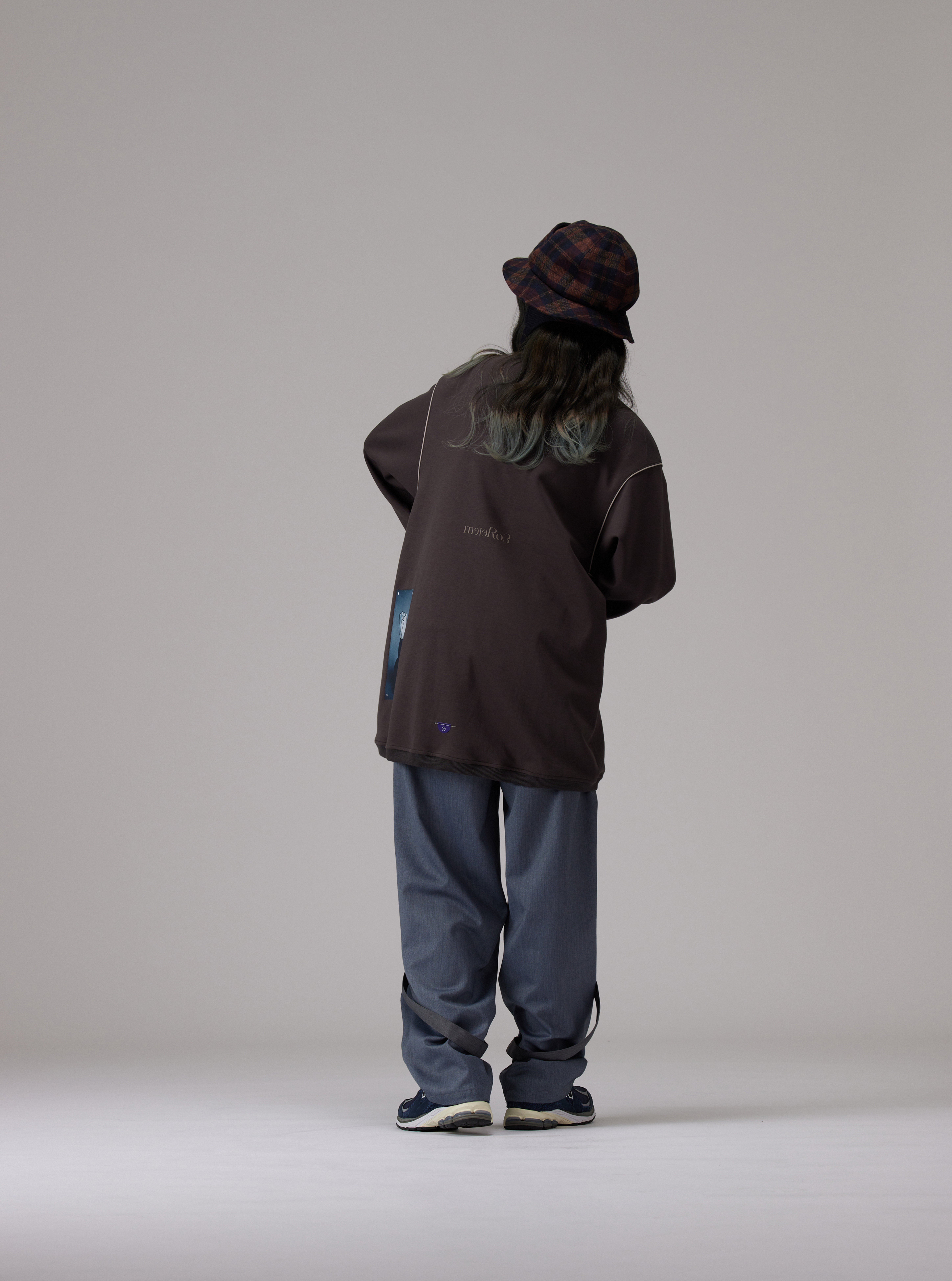 Graphic-Printed Crewneck Sweatshirt | Brown