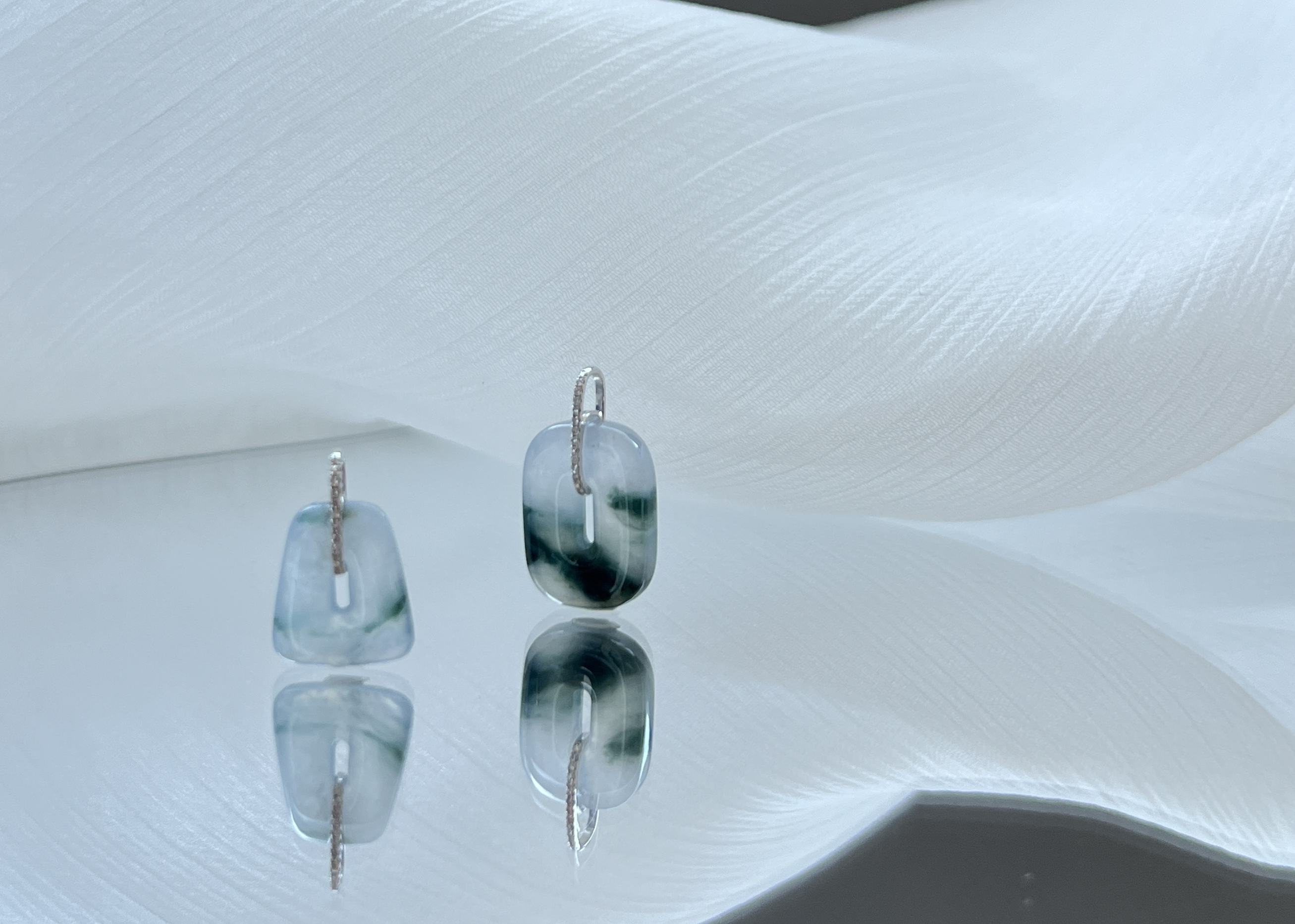 極美鑲嵌設計藍花方糖