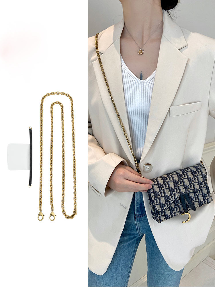 woc馬鞍腰包改造鏈條配件錢包肩帶包包斜挎細包鏈單買