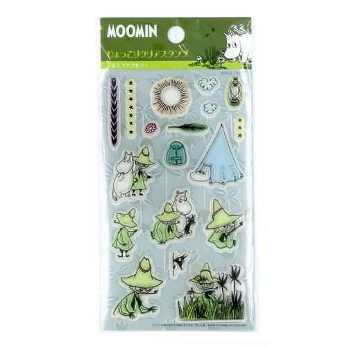 阿金 Moomin系列 透明印章組 ｜日本WORLD CRAFT