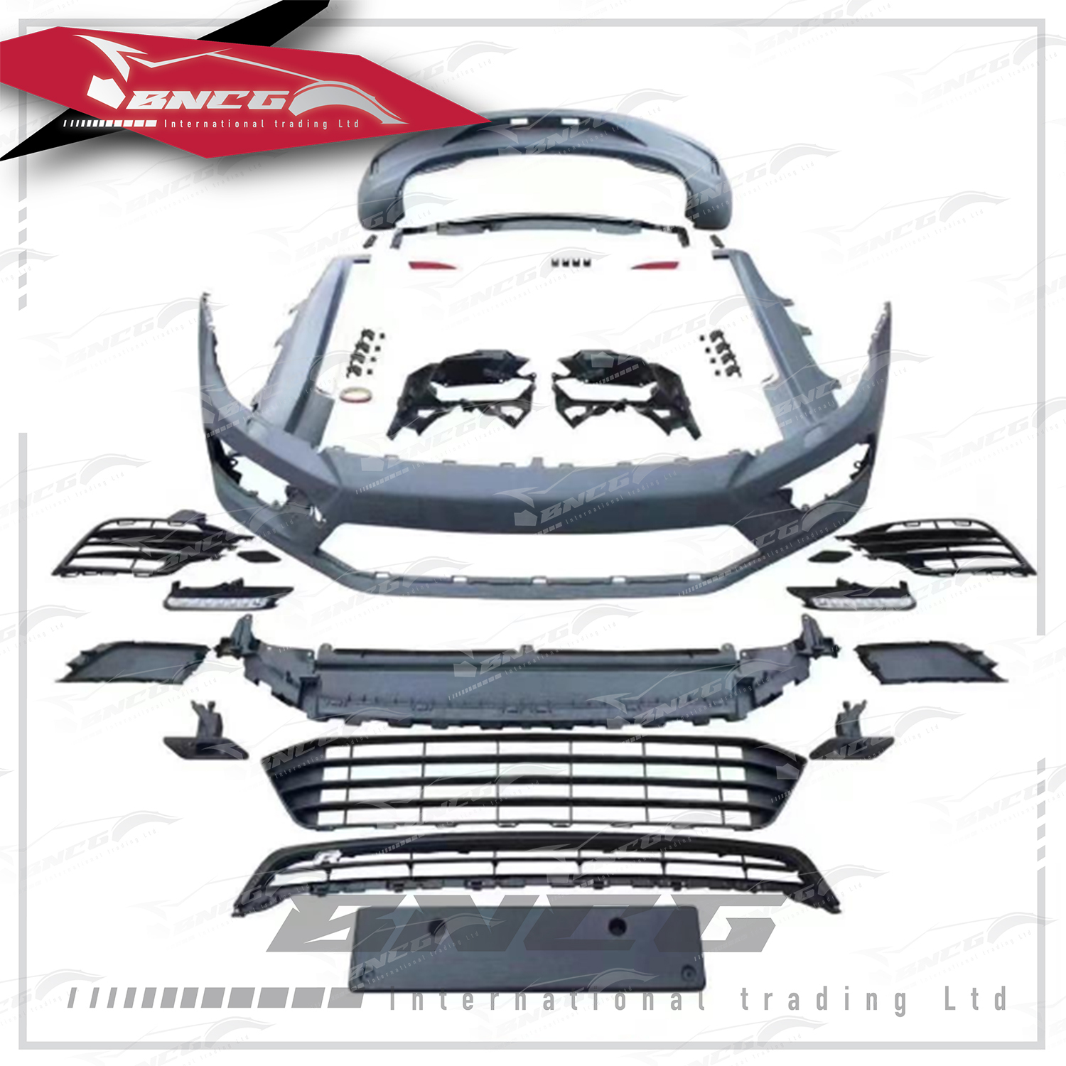 福斯 Volkswagen Scirocco 外觀件 空力套件 大包圍 改新款R包 前保桿 側裙 後保桿