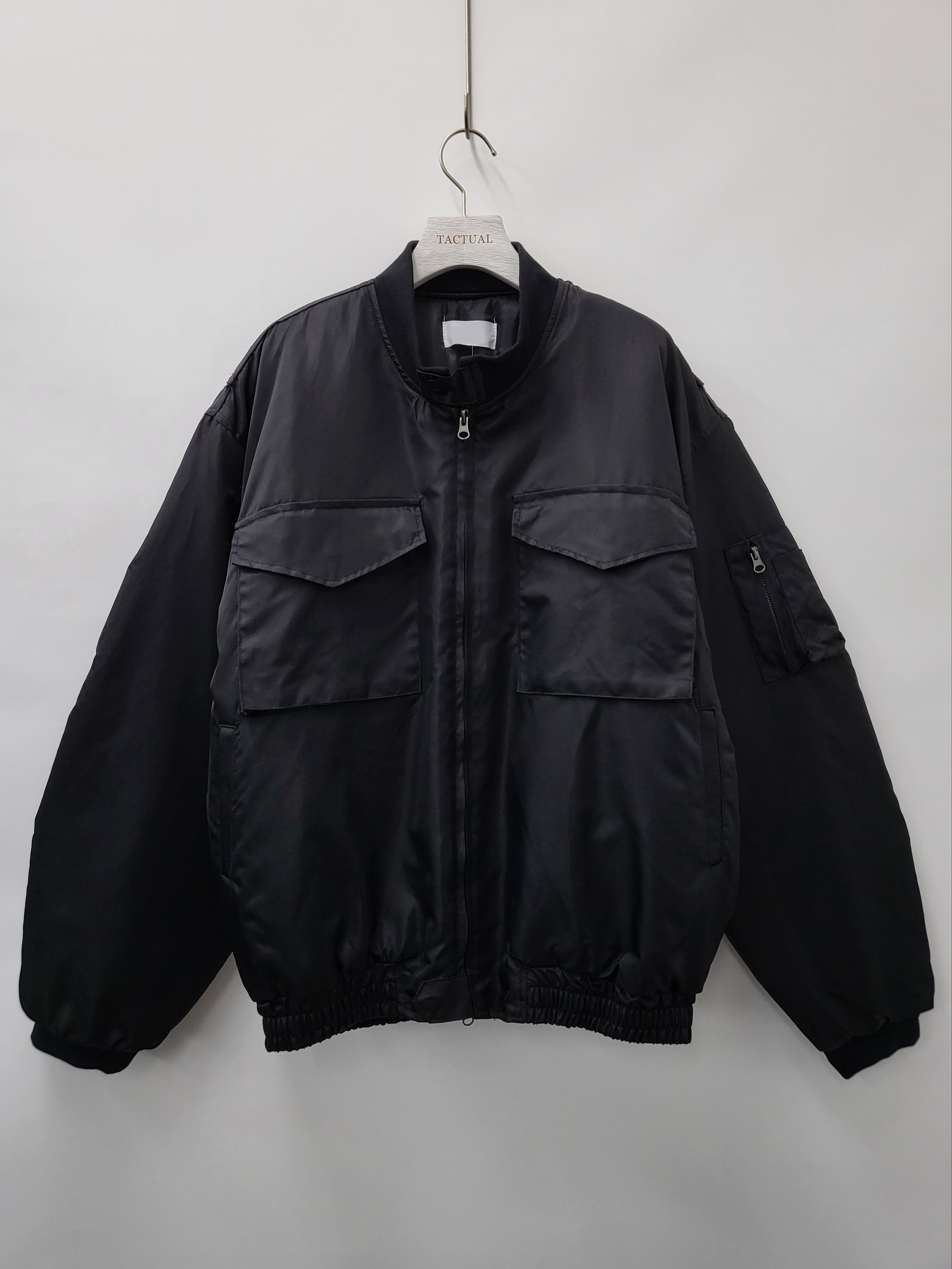 企領拉鍊外套(薄夾棉) JK2298