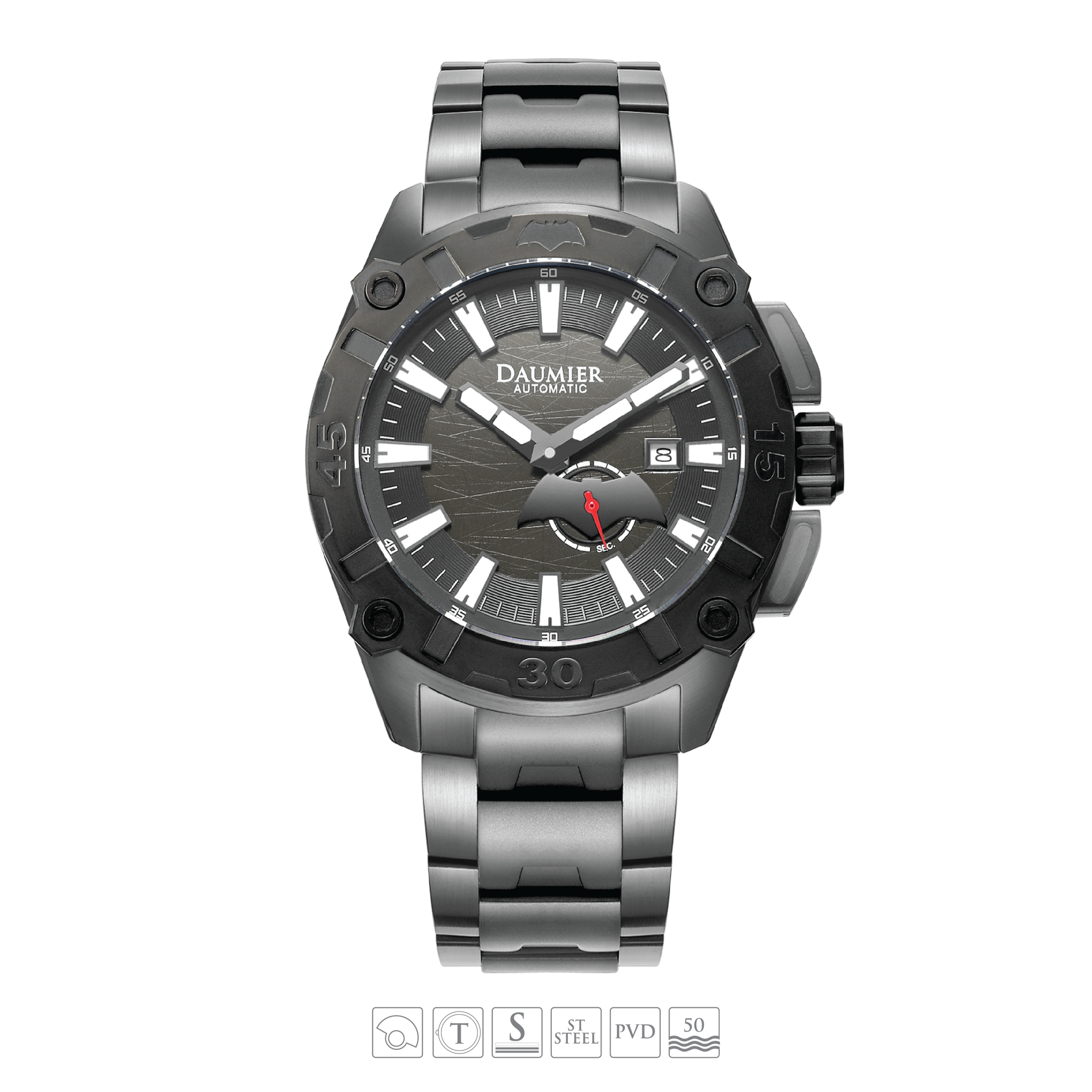 Daumier Justice League Batman MUTATE Series Automatic Watch 正義聯盟 蝙蝠俠 自動上鏈機械錶 03