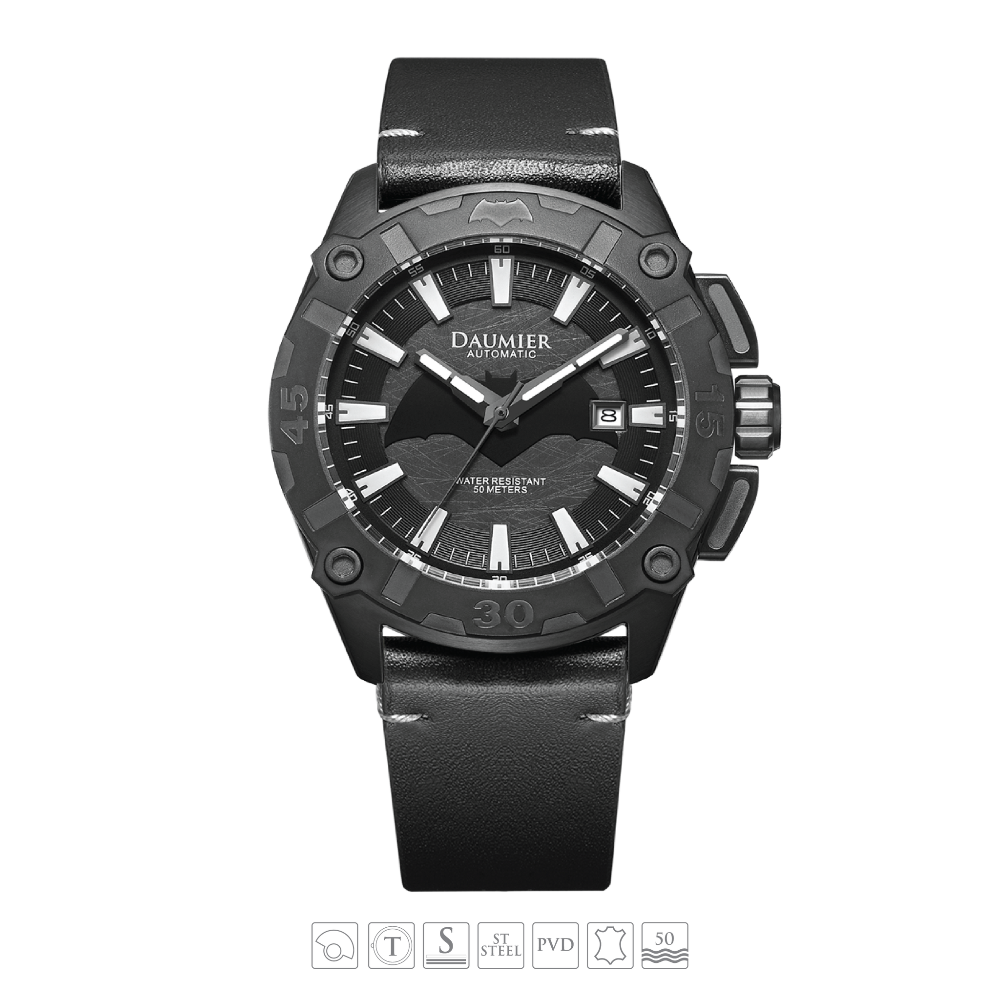 Daumier Justice League Batman MUTATE Series Automatic Watch 正義聯盟 蝙蝠俠 自動上鏈機械錶 02