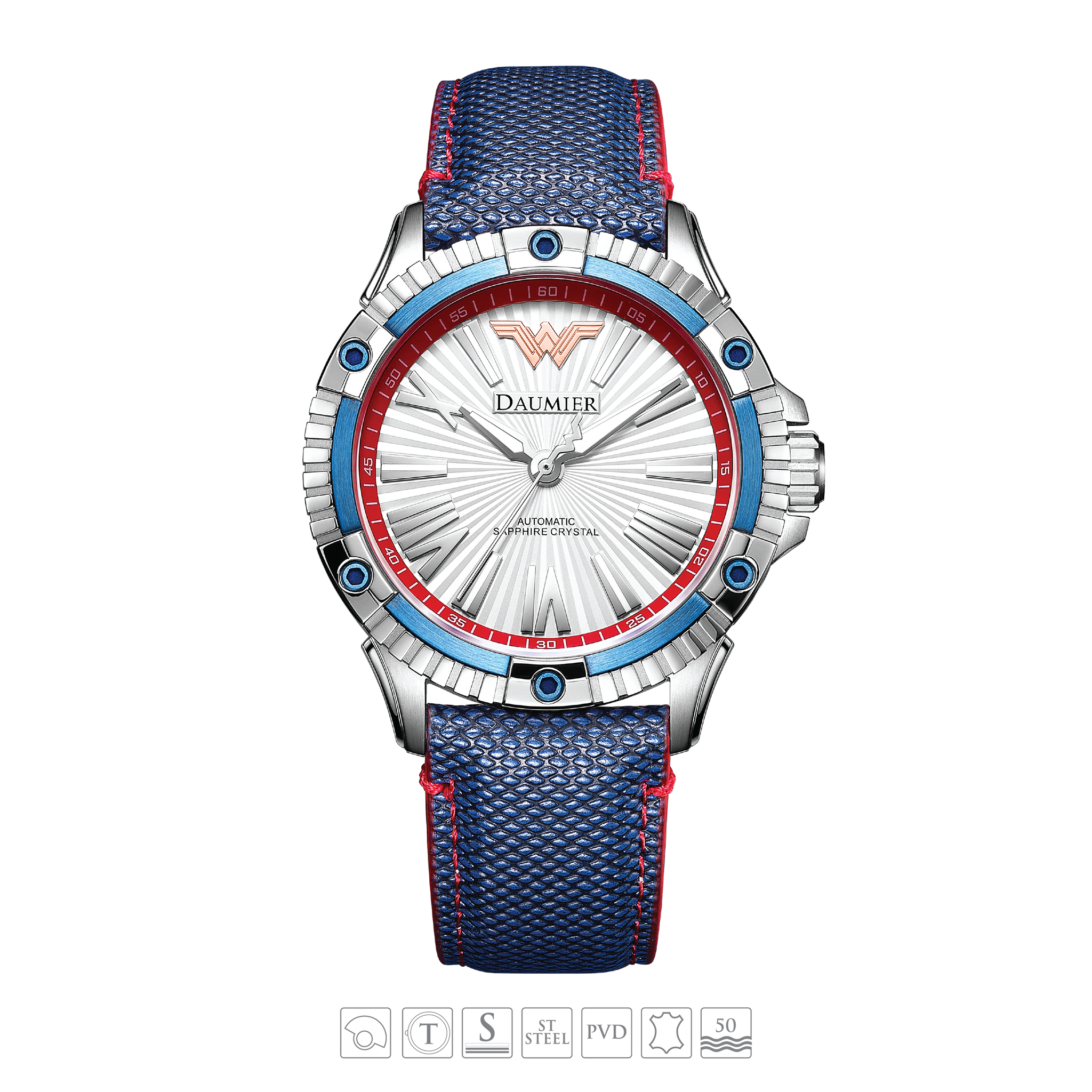 Daumier Justice League Wonder Woman MUTATE Series Automatic Watch 正義聯盟 神奇女俠 自動上鏈機械錶 01