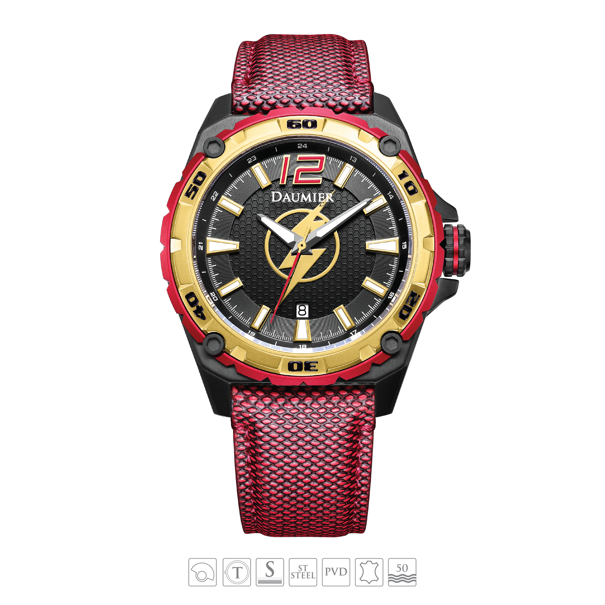 Daumier Justice League The Flash MUTATE Series Automatic Watch 正義聯盟 閃電俠 自動上鏈機械錶 04