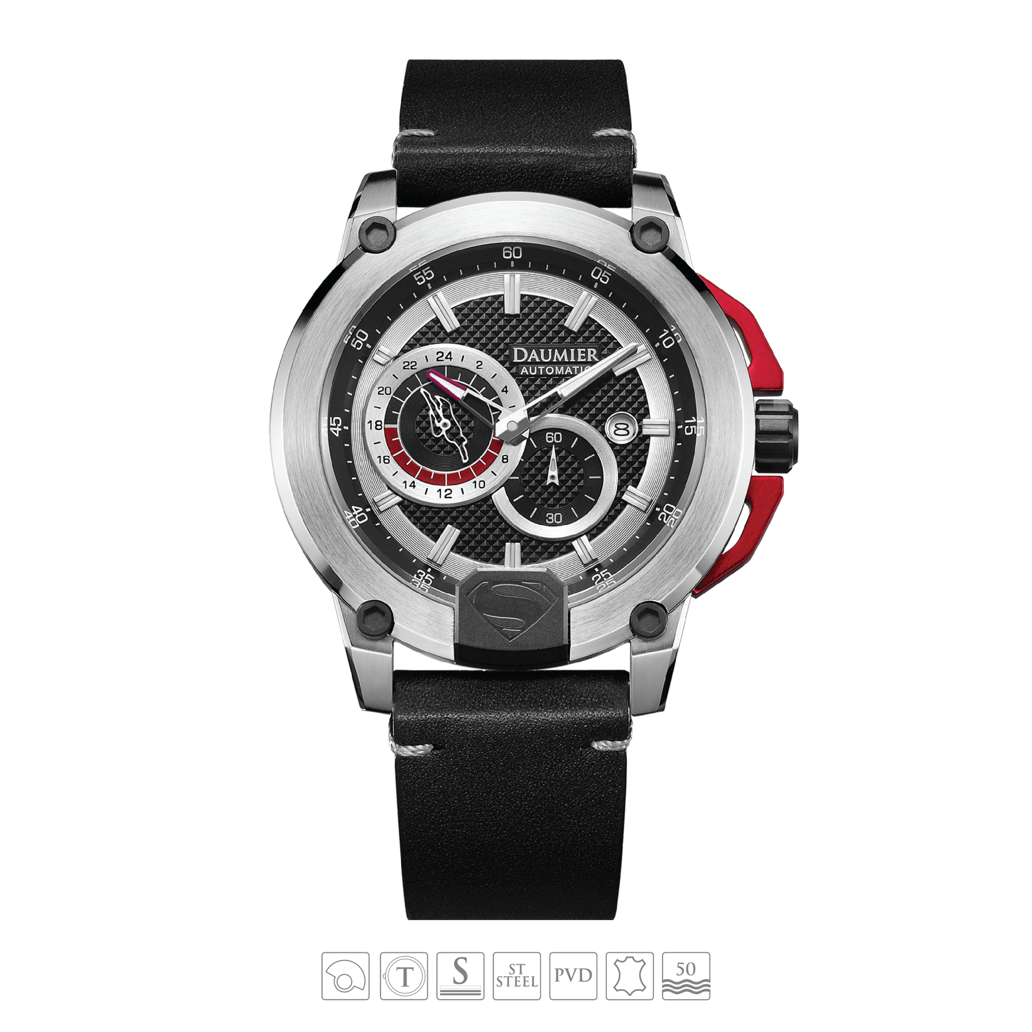 Daumier Justice League Superman MUTATE Series Automatic Watch 正義聯盟 超人 自動上鏈機械錶 04