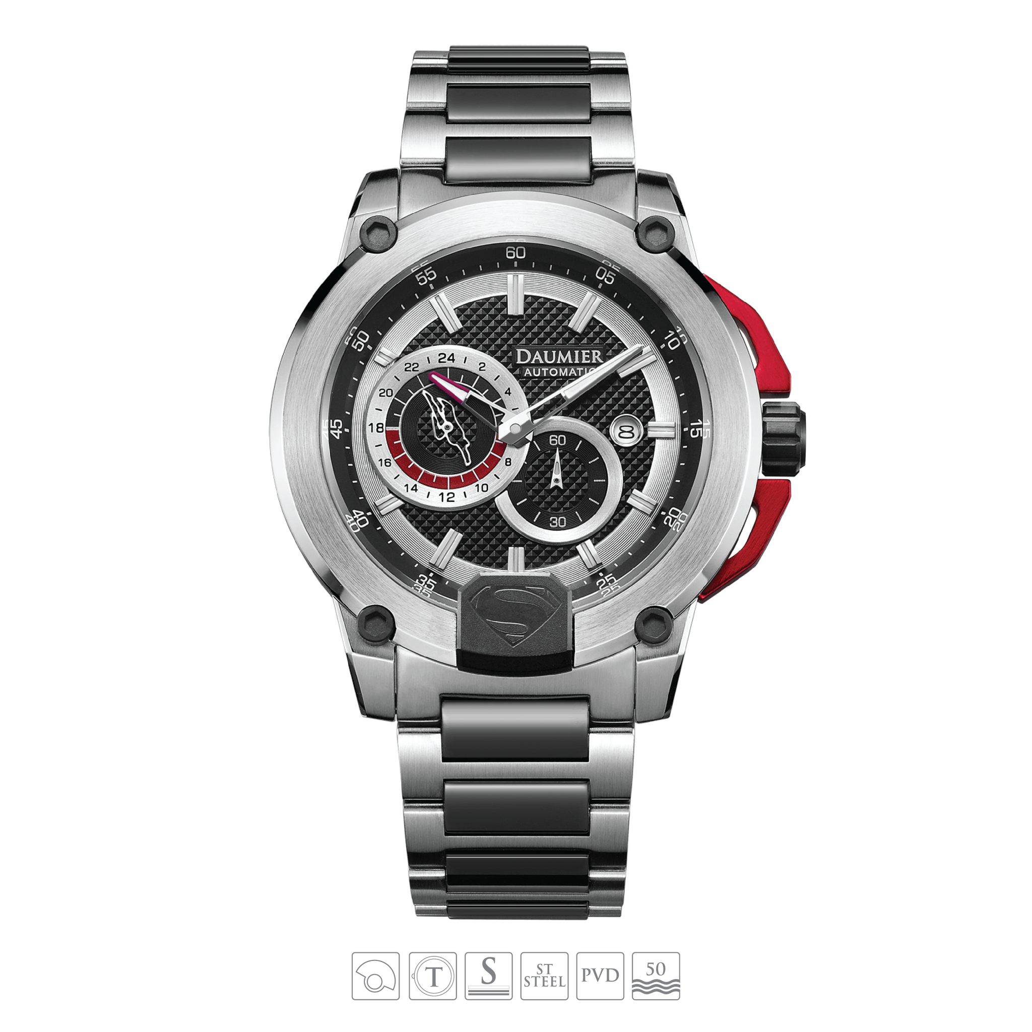 Daumier Justice League Superman MUTATE Series Automatic Watch 正義聯盟 超人 自動上鏈機械錶 02