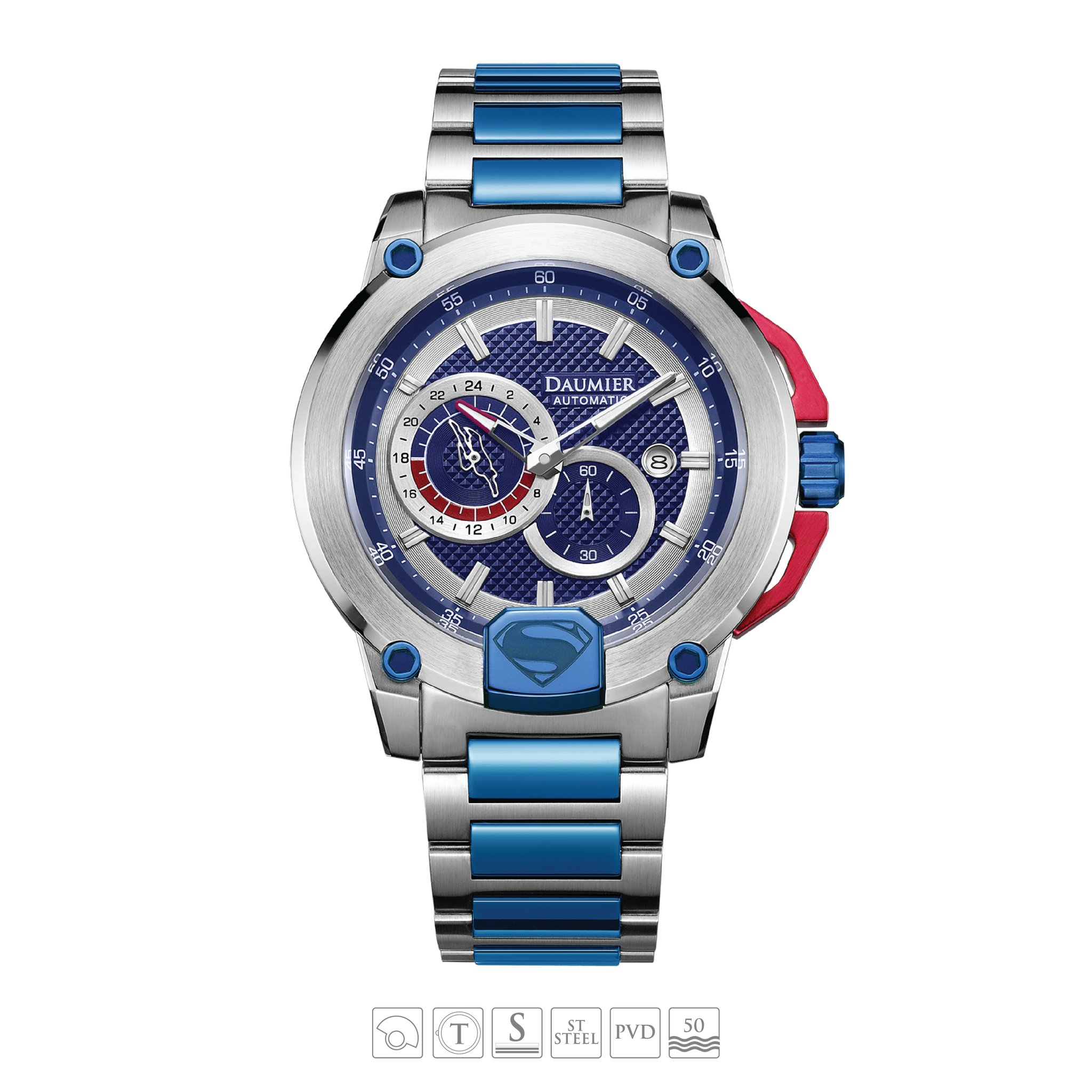 Daumier Justice League Superman MUTATE Series Automatic Watch 正義聯盟 超人 自動上鏈機械錶 01