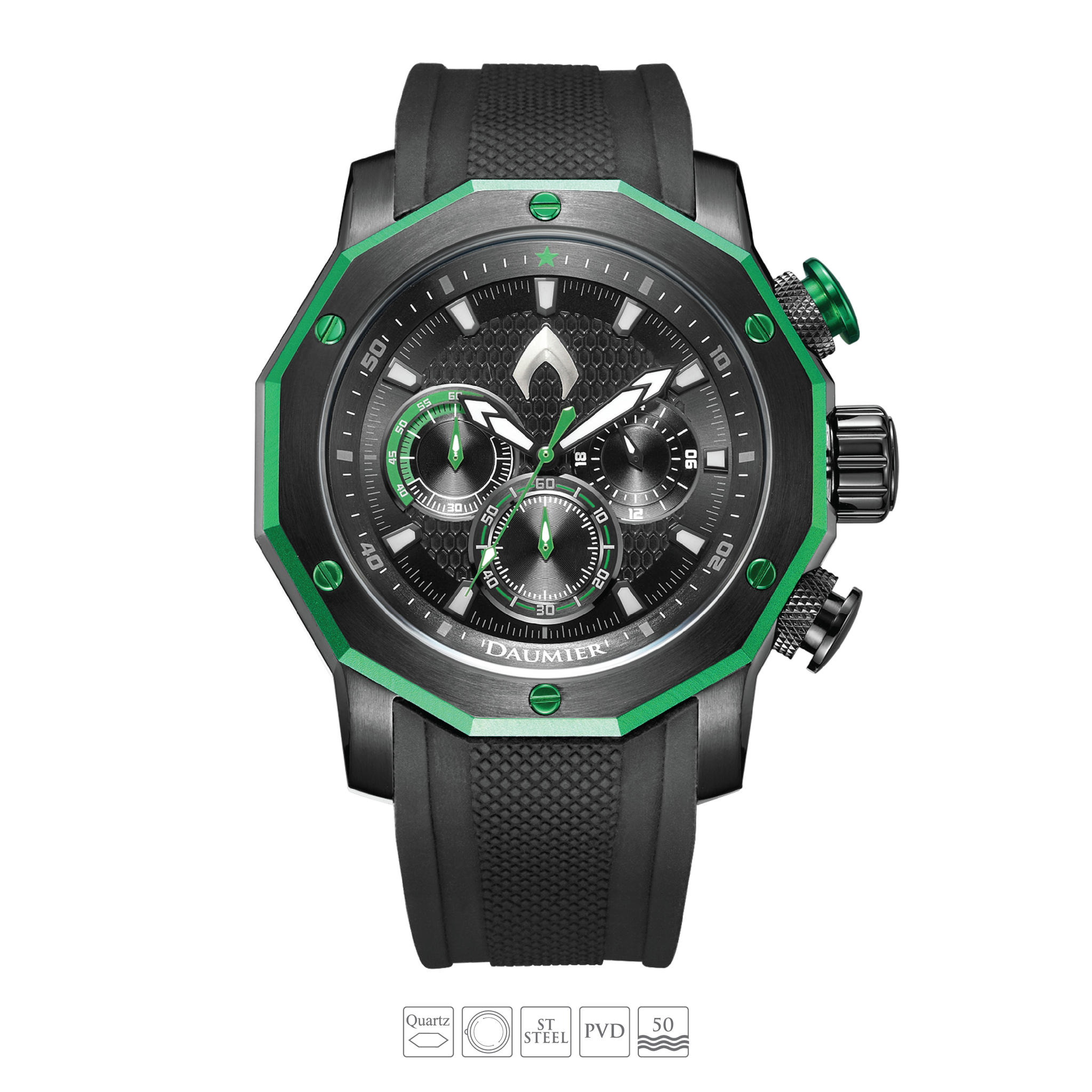 DAUMIER ELITE 水行俠 正義聯盟 防水 聯名 石英錶