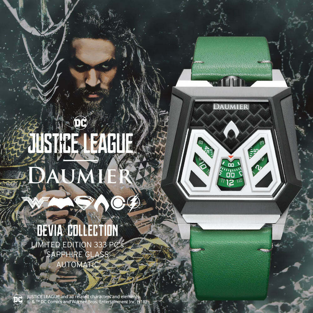 Daumier Justice League DEVIA Series Aquaman 正義聯盟 水行俠 自動上鏈機械錶 02