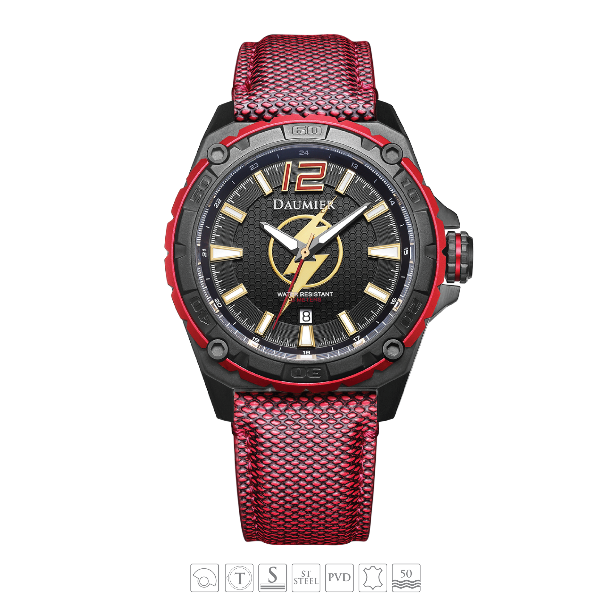 Daumier Justice League The Flash MUTATE Series Automatic Watch 正義聯盟 閃電俠 自動上鏈機械錶 03