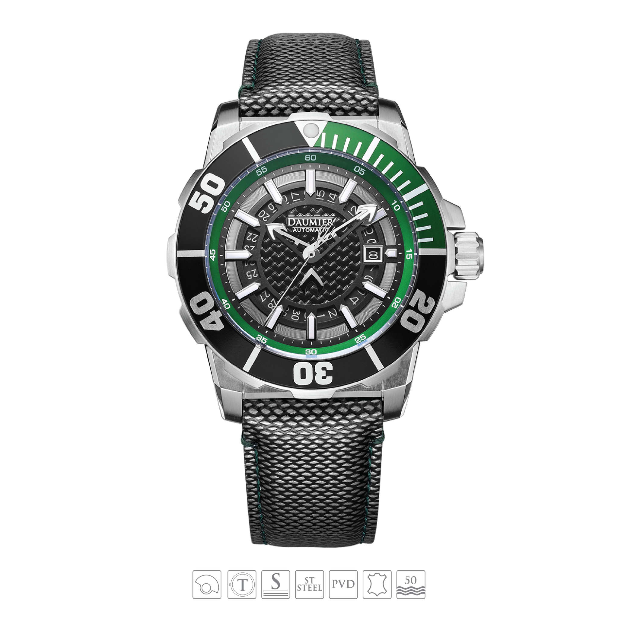 Daumier Justice League Aquaman 01 MUTATE  Series Automatic Watch 正義聯盟 水行俠 自動上鏈機械錶