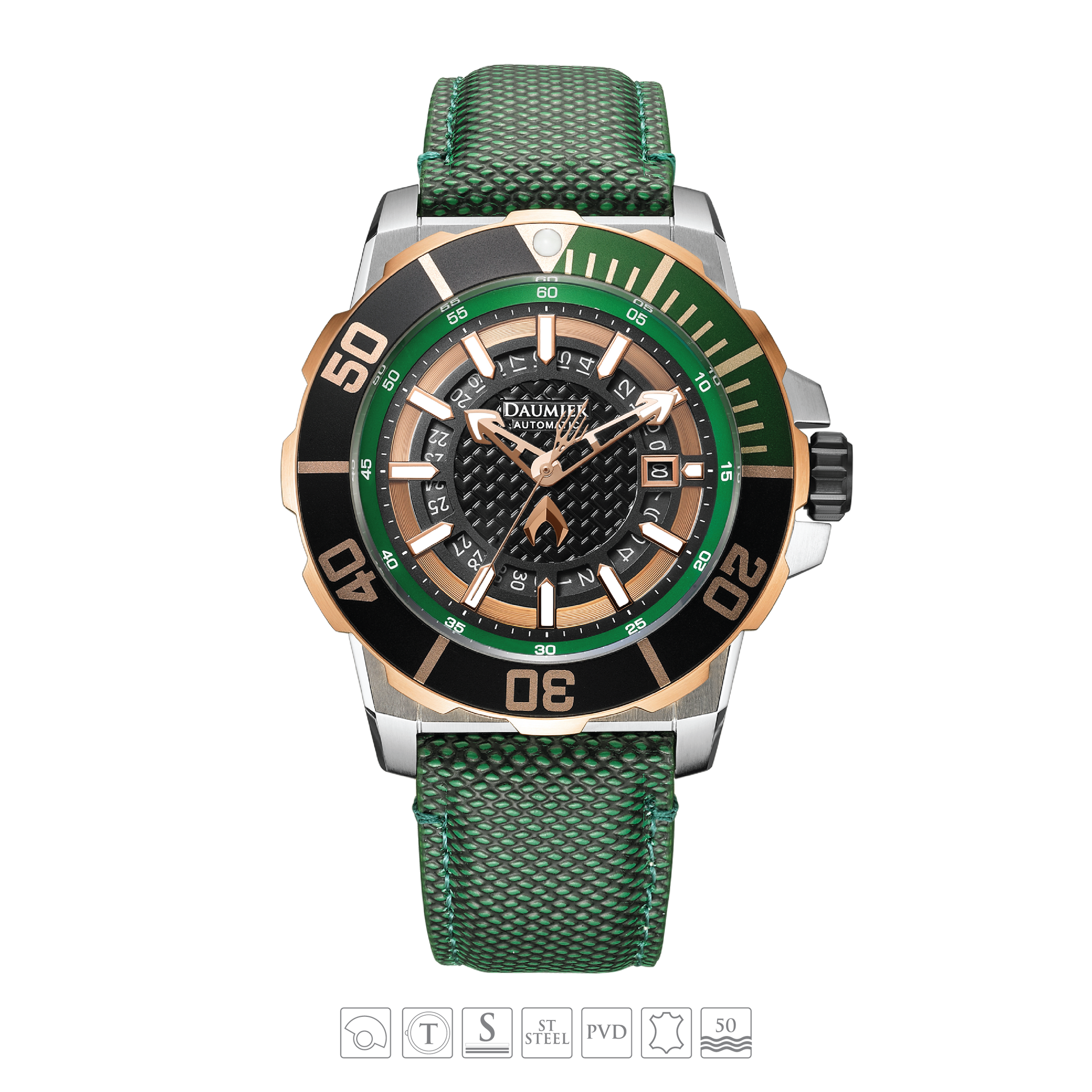 Daumier Justice League Aquaman MUTATE Series Automatic Watch 正義聯盟 水行俠 自動上鏈機械錶 03