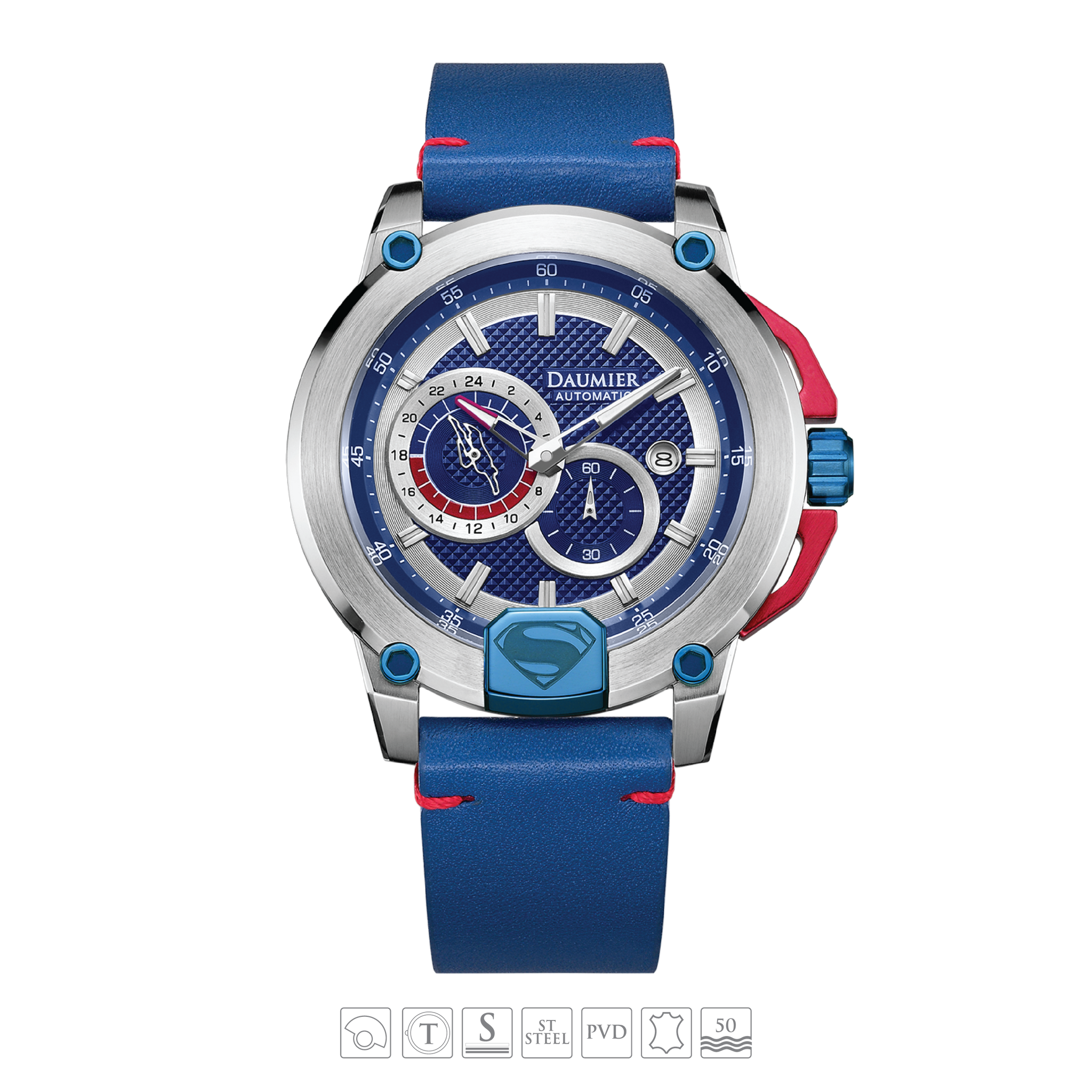 Daumier Justice League Superman MUTATE Series Automatic Watch 正義聯盟 超人 自動上鏈機械錶 03