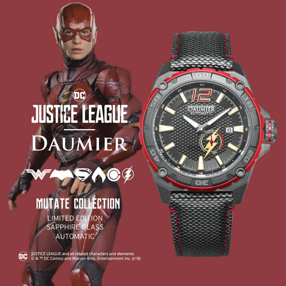 Daumier Justice League The Flash MUTATE Series Automatic Watch 正義聯盟 閃電俠 自動上鏈機械錶 02