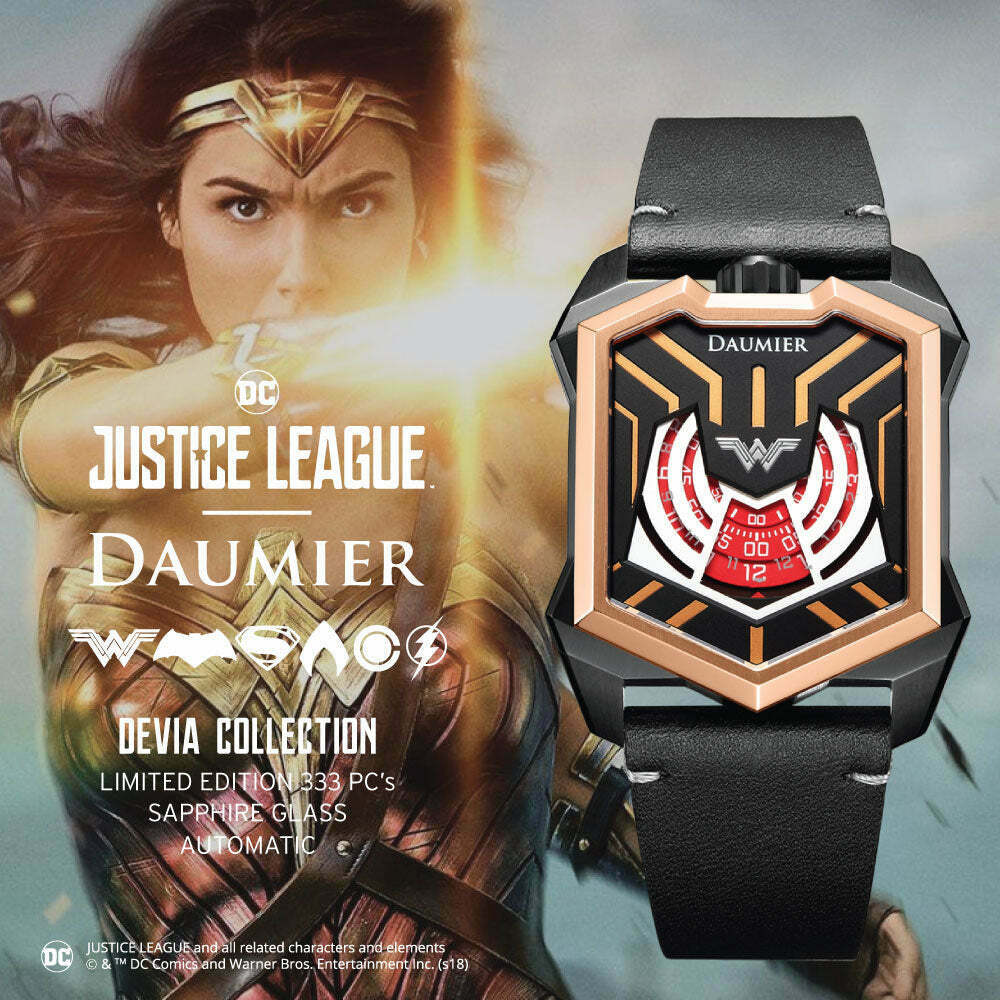 Daumier Justice League DEVIA Series Wonderwoman 正義聯盟 神奇女俠 自動上鏈機械錶 03
