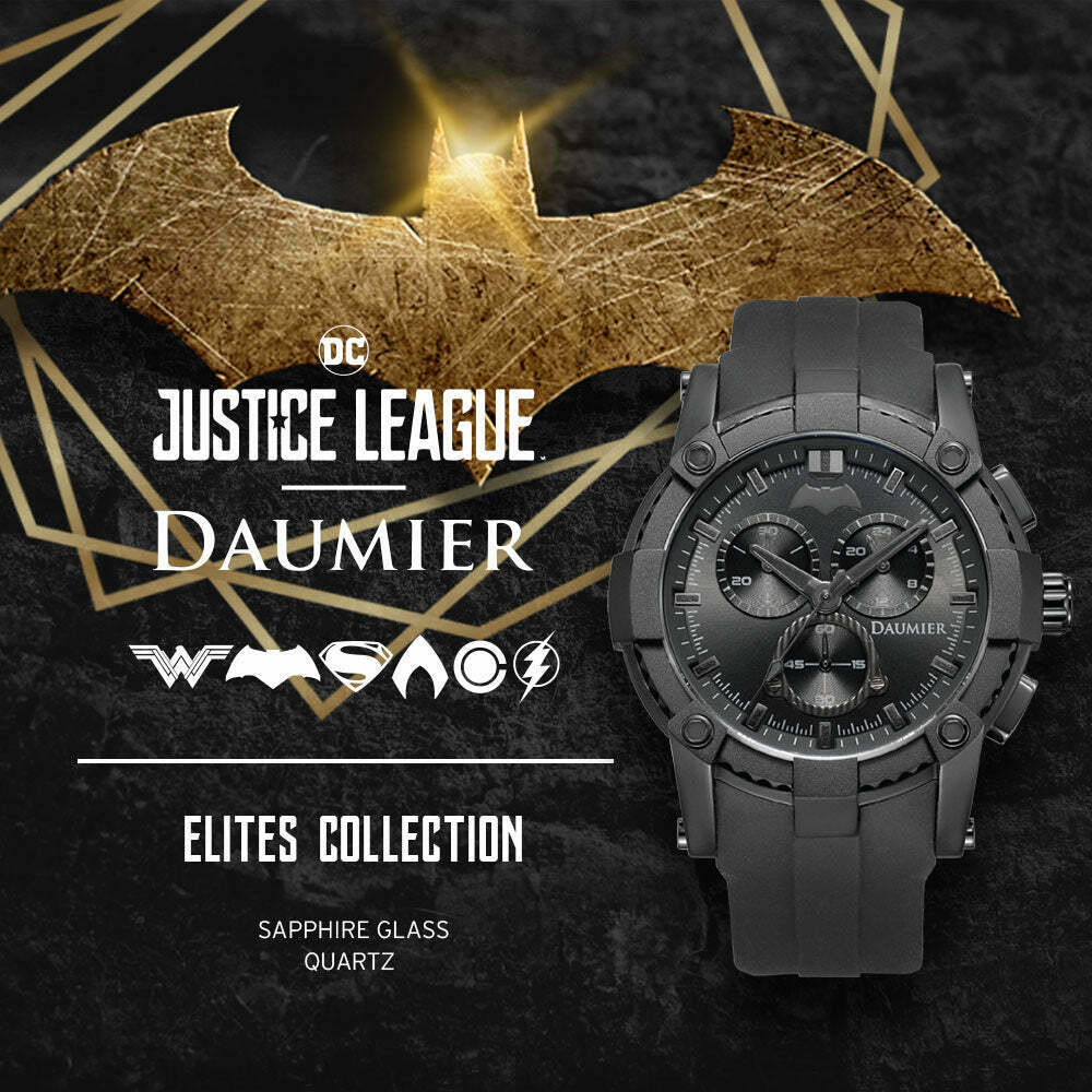 DAUMIER ELITE 蝙蝠俠 02 正義聯盟 防水 聯名 石英錶