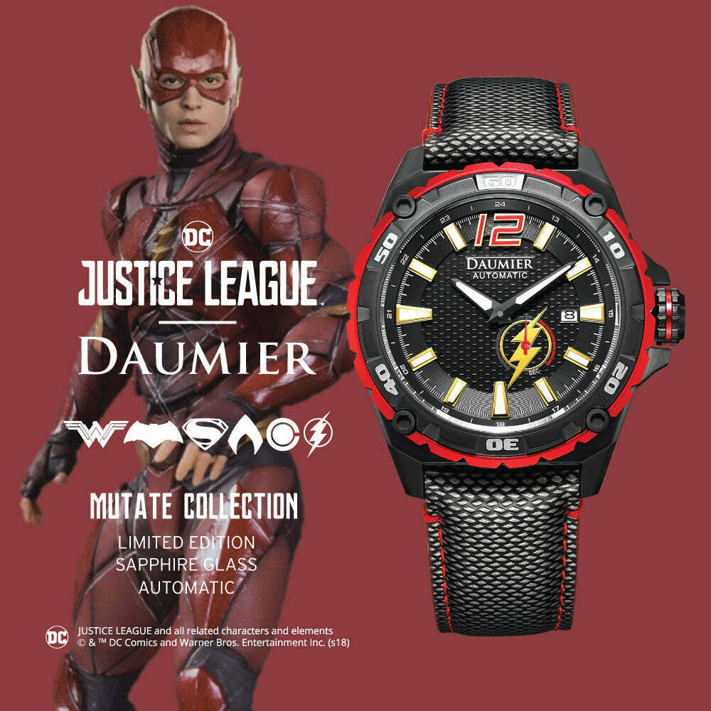 Daumier Justice League The Flash MUTATE Series Automatic Watch 正義聯盟 閃電俠 自動上鏈機械錶 01