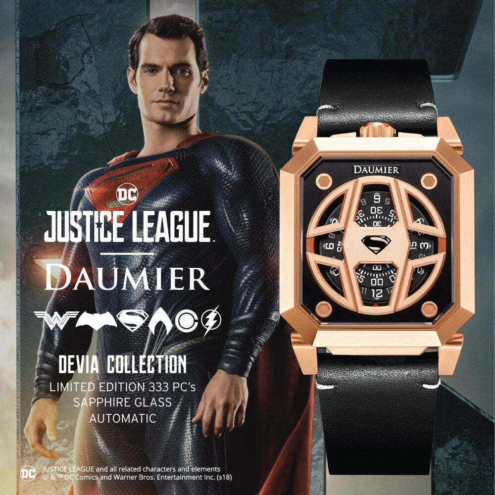 Daumier Justice League DEVIA 04 Series Sumper Man Automatic Watch 正義聯盟 超人 自動上鏈機械錶