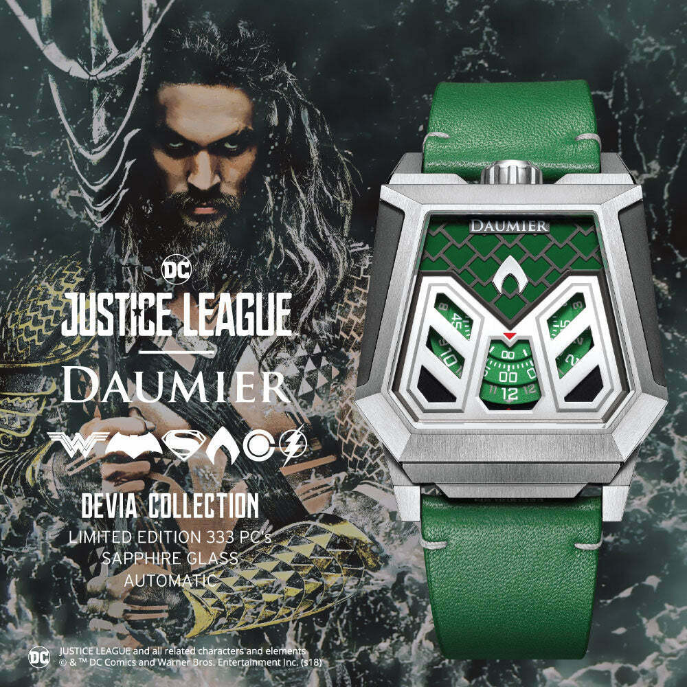 Daumier Justice League DEVIA Series Aquaman 正義聯盟 水行俠 自動上鏈機械錶 01