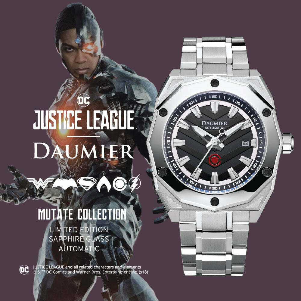 Daumier Justice League Cyborg MUTATE Series Automatic Watch 正義聯盟 自動上鏈機械錶 01