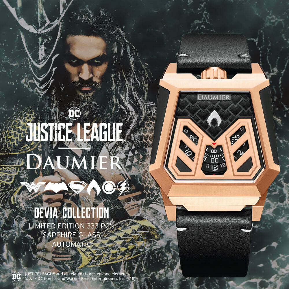 Daumier Justice League DEVIA Series Aquaman 正義聯盟 水行俠 自動上鏈機械錶 04