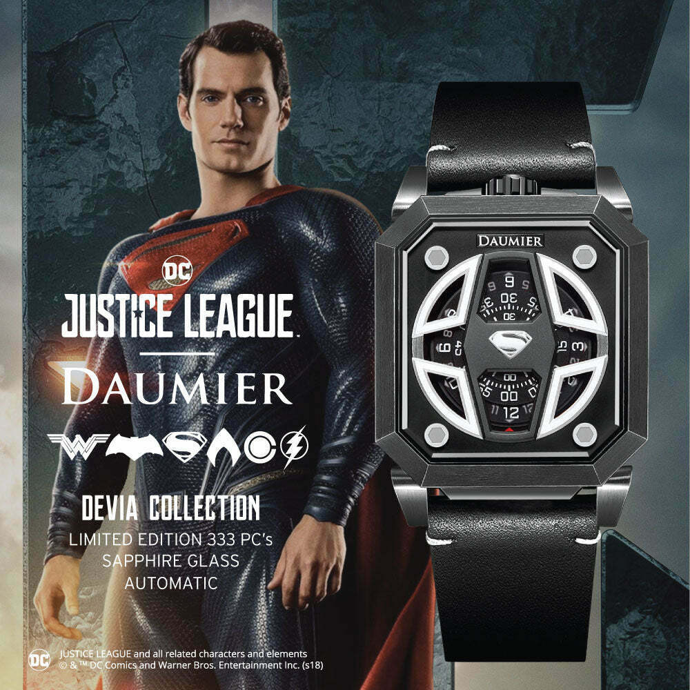 Daumier Justice League DEVIA 03 Series Sumper Man Automatic Watch 正義聯盟 超人 自動上鏈機械錶