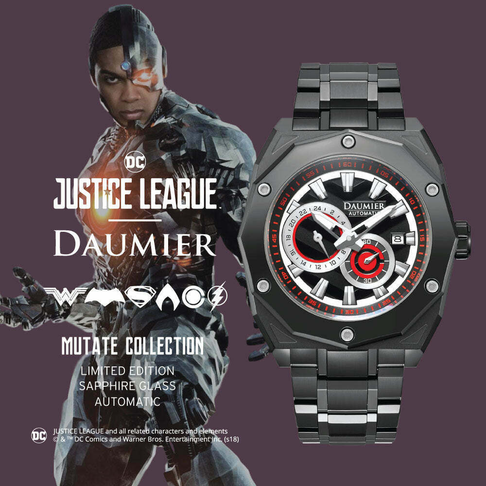 Daumier Justice League Cyborg MUTATE Series Automatic Watch 正義聯盟 自動上鏈機械錶 04