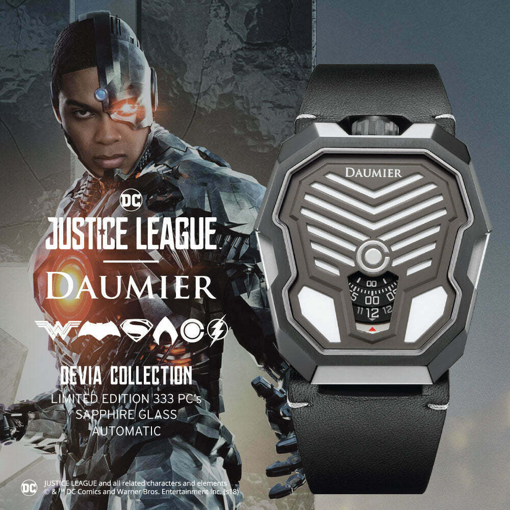 Daumier Justice League DEVIA Series Cyborg 正義聯盟 自動上鏈機械錶 02