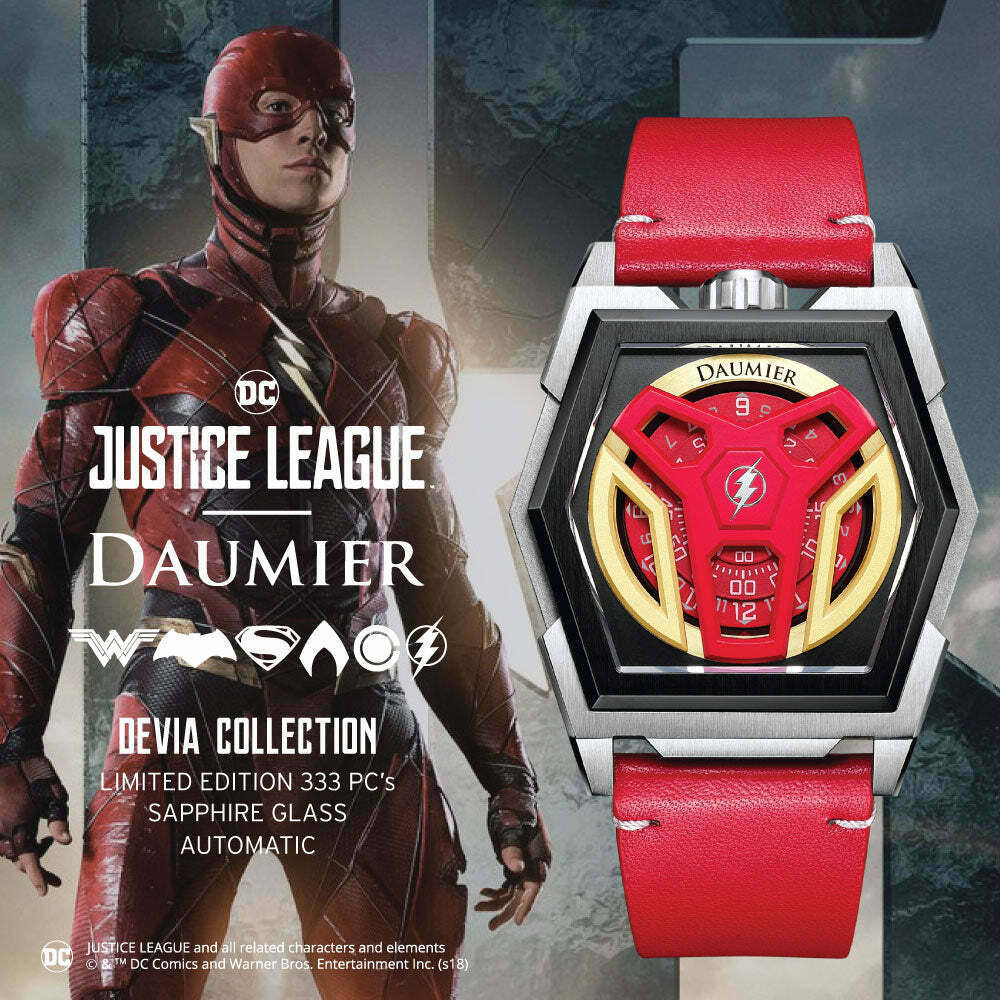 Daumier Justice League DEVIA Series Flash 正義聯盟 閃電俠 自動上鏈機械錶 01