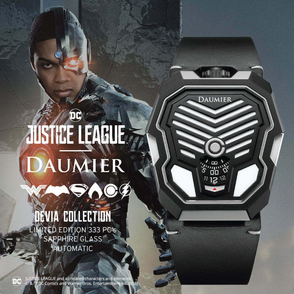 Daumier Justice League DEVIA Series Cyborg 正義聯盟 自動上鏈機械錶 03
