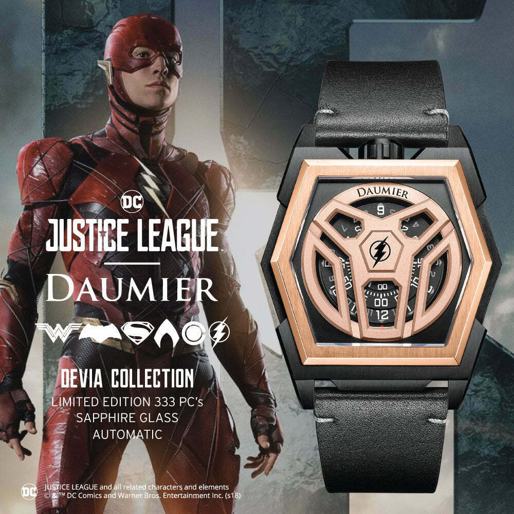 Daumier Justice League DEVIA Series Flash 正義聯盟 閃電俠 自動上鏈機械錶 03