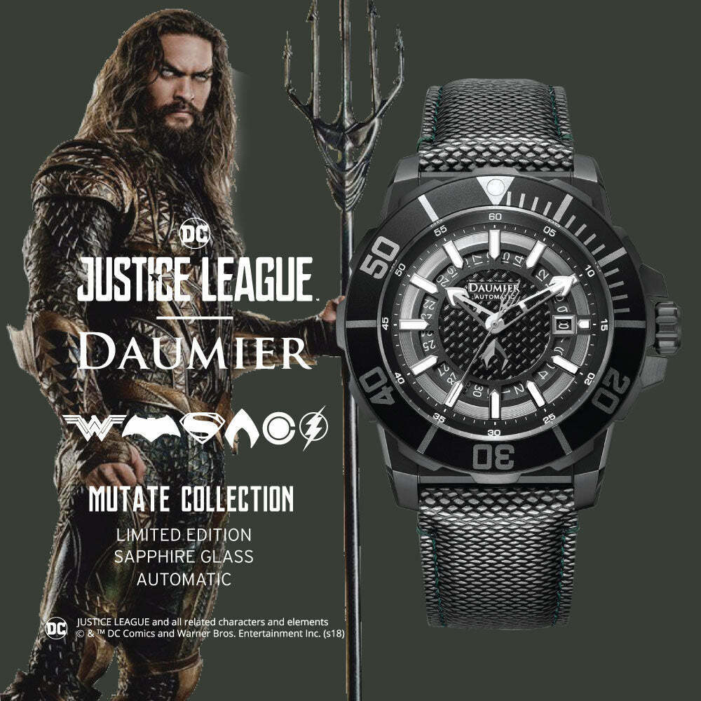Daumier Justice League Aquaman MUTATE Series Automatic Watch 正義聯盟 水行俠 自動上鏈機械錶 02