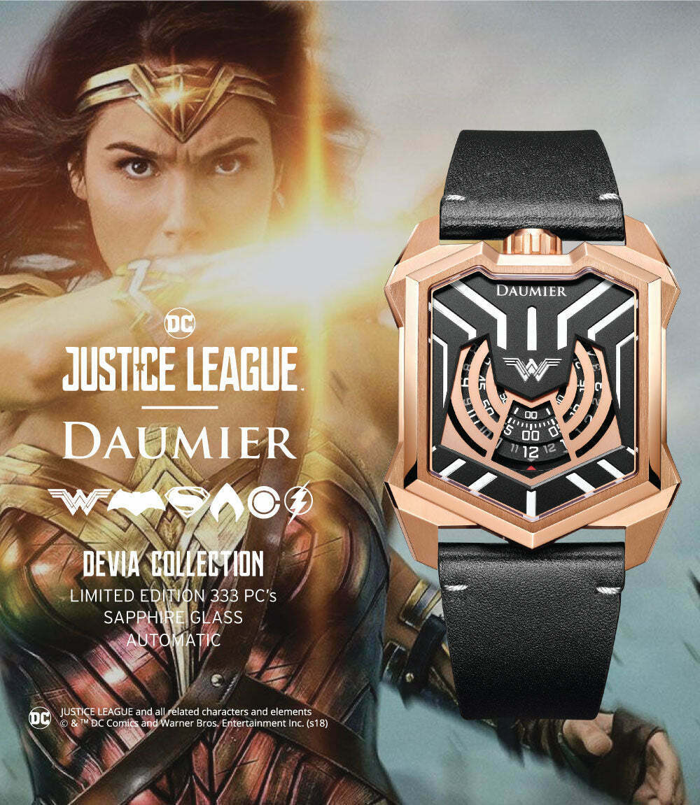 Daumier Justice League DEVIA Series Wonderwoman 正義聯盟 神奇女俠 自動上鏈機械錶 04