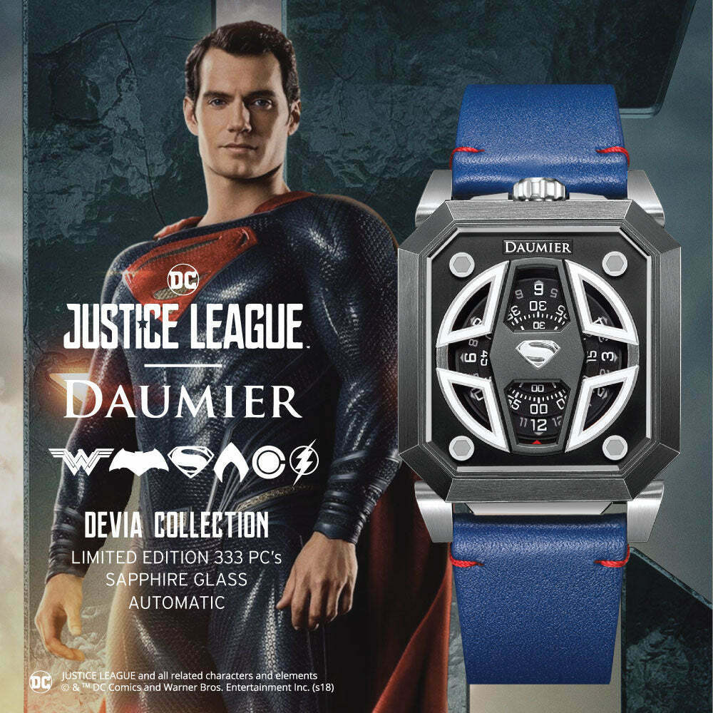 Daumier Justice League DEVIA 02 Series Sumper Man Automatic Watch 正義聯盟 超人 自動上鏈機械錶