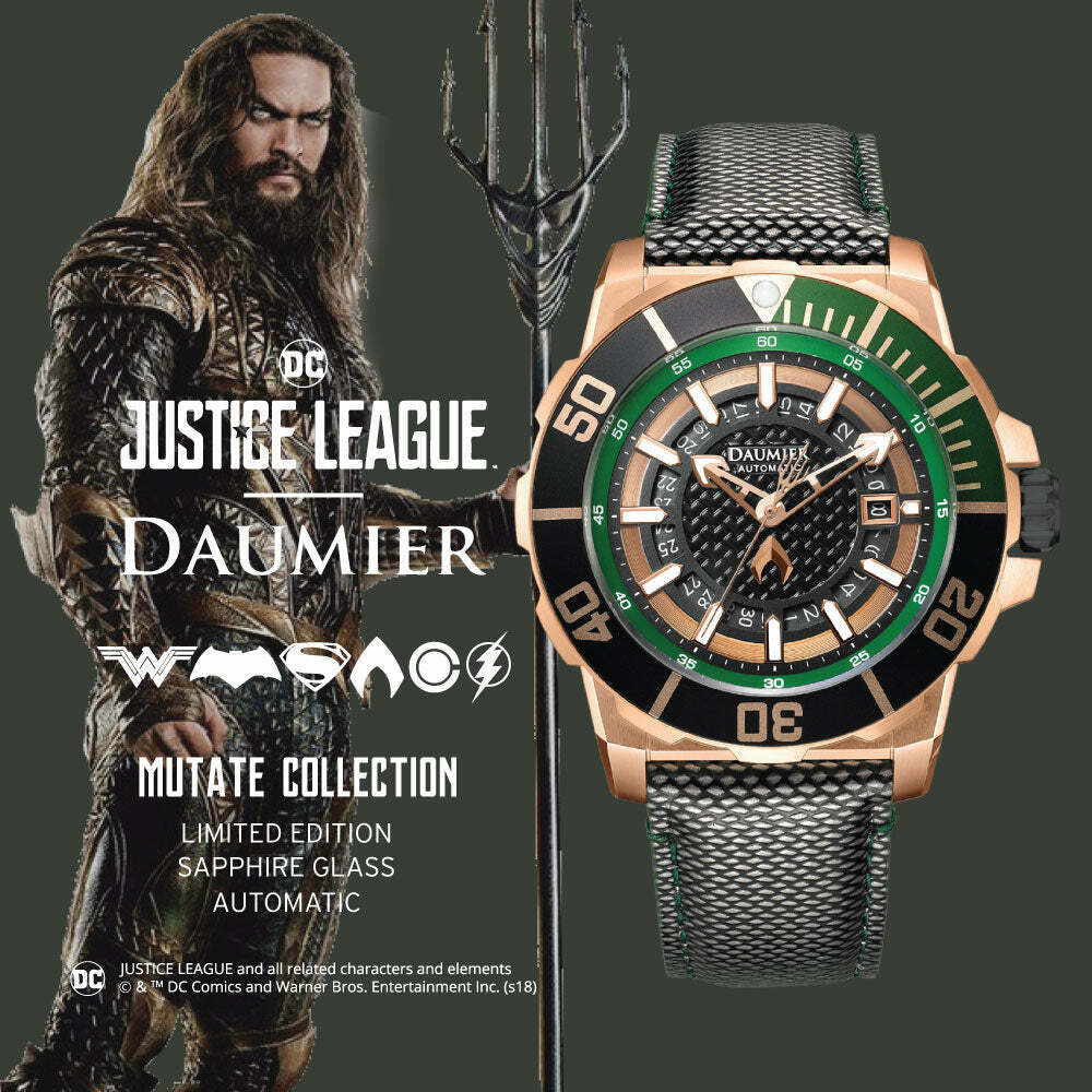 Daumier Justice League Aquaman MUTATE Series Automatic Watch 正義聯盟 水行俠 自動上鏈機械錶 04