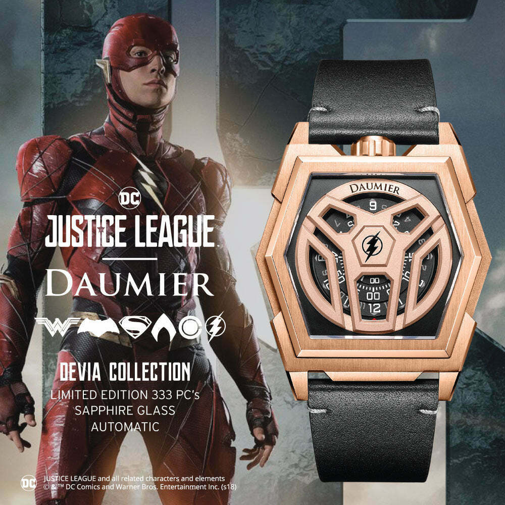 Daumier Justice League DEVIA Series Flash 正義聯盟 閃電俠 自動上鏈機械錶 04