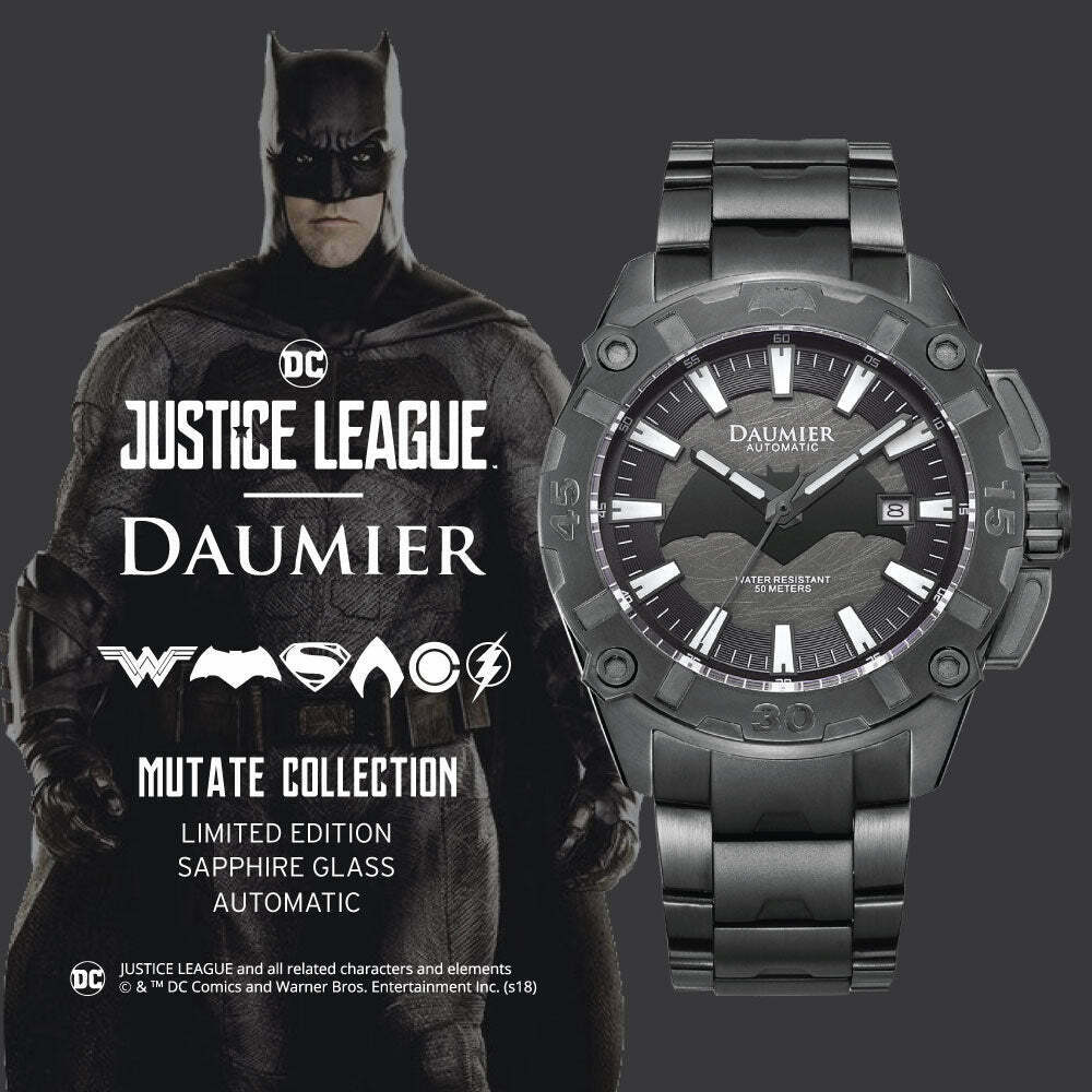 Daumier Justice League Batman MUTATE Series Automatic Watch 正義聯盟 蝙蝠俠 自動上鏈機械錶 01